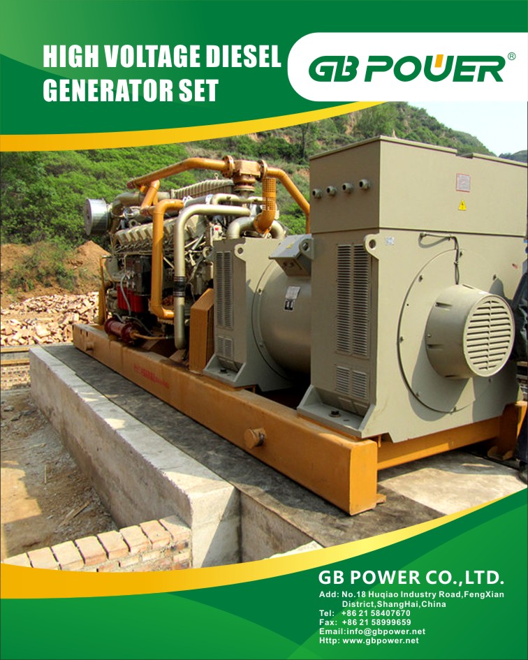 HIGH VOLTAGE GENERATOR SET BY CUMMINS (